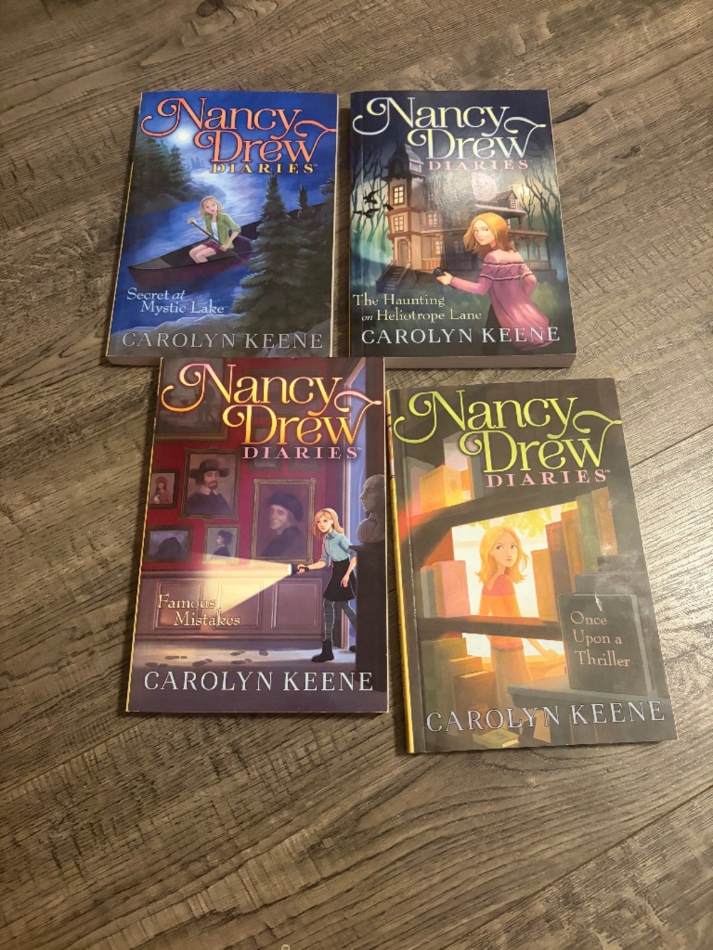 Nancy Drew Diaries books set of 4